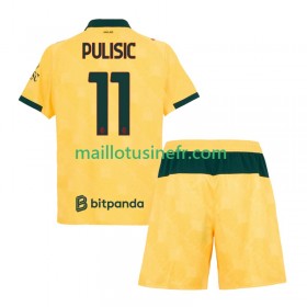 Maillot de Foot AC Milan Christian Pulisic 11 Troisième 2025-26 - Enfant